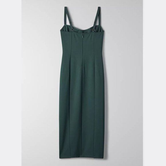 Aritzia Ten by Babaton Forest Green Midi Dress - Picture 6 of 15